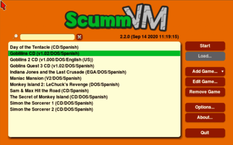 Actualizar ScummVM en PS Vita