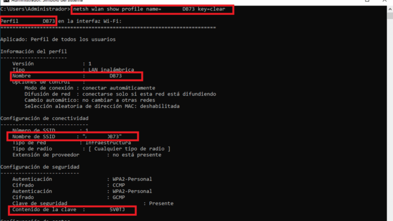 Cómo ver las contraseñas Wifis almacenadas en Windows 10